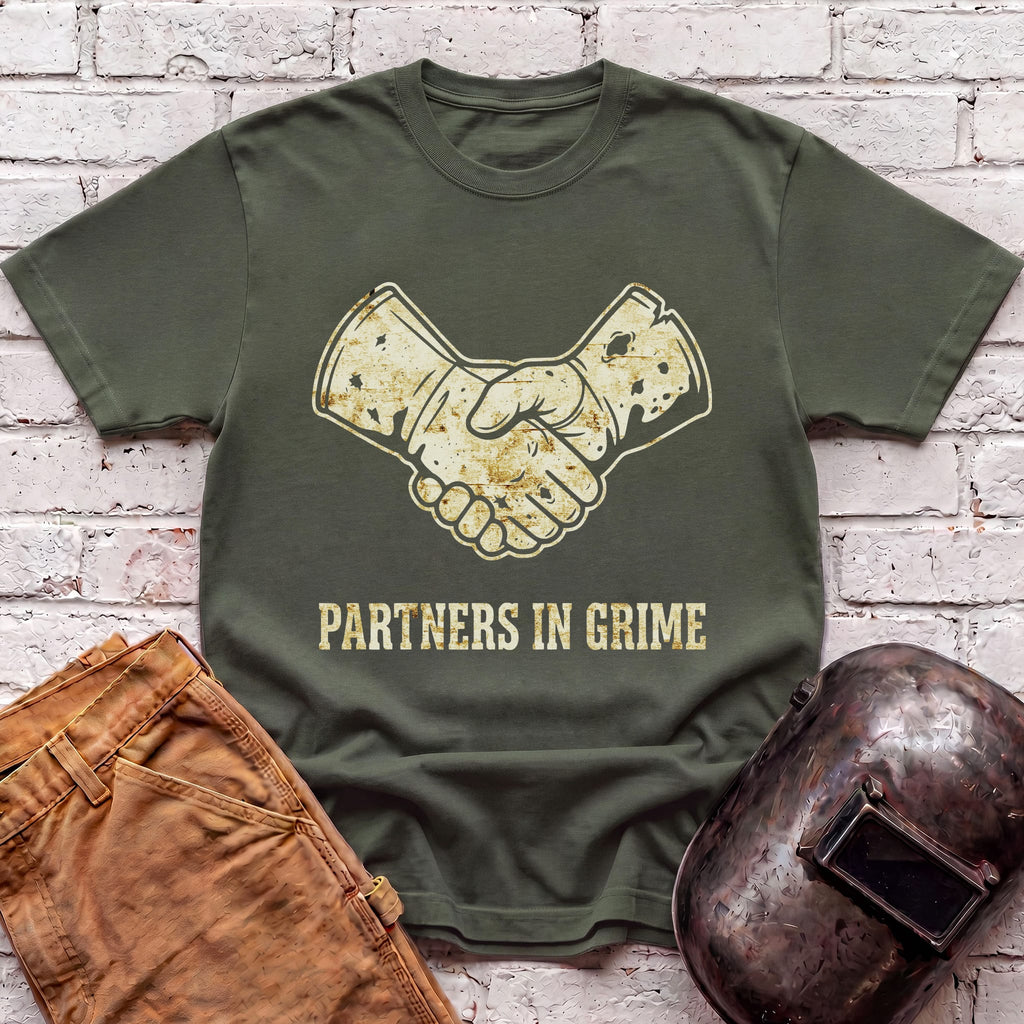 Handshake Partners in Grime T-shirt