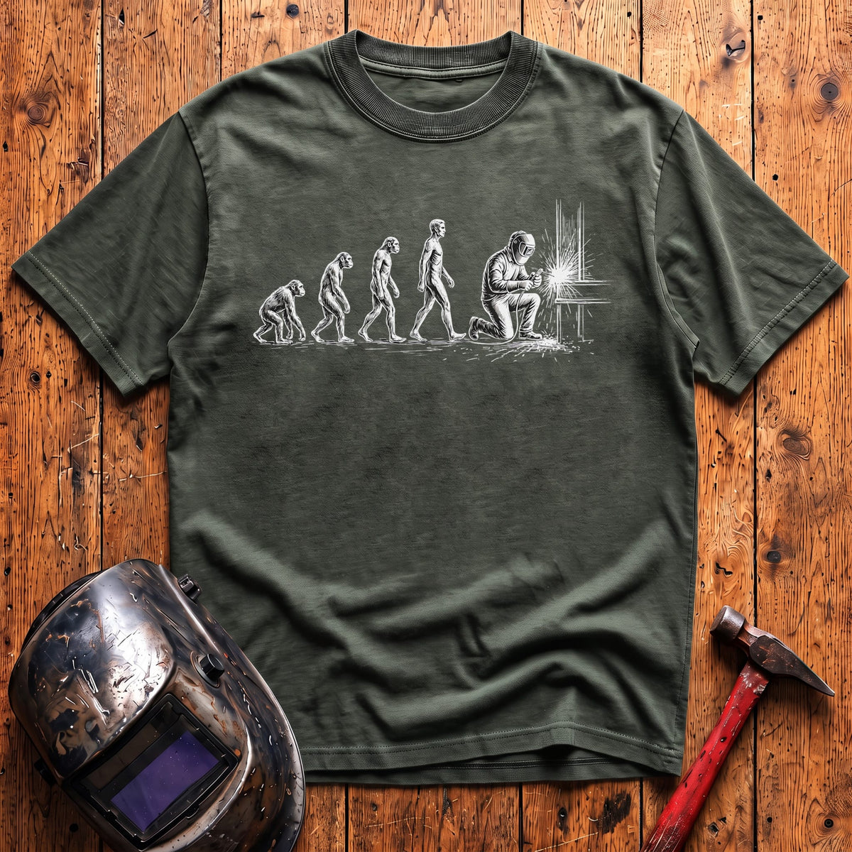 Welder evolution T-shirt