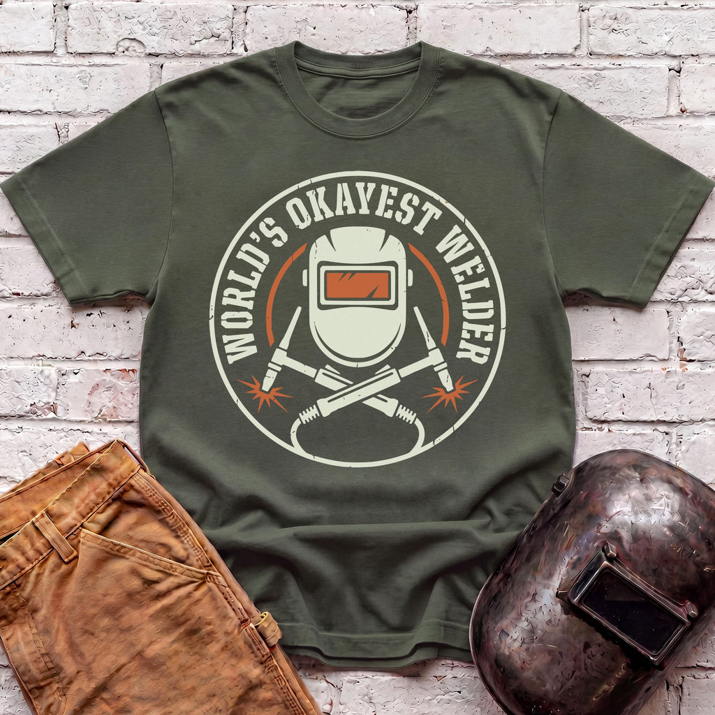 World's Okayest Welder T-shirt