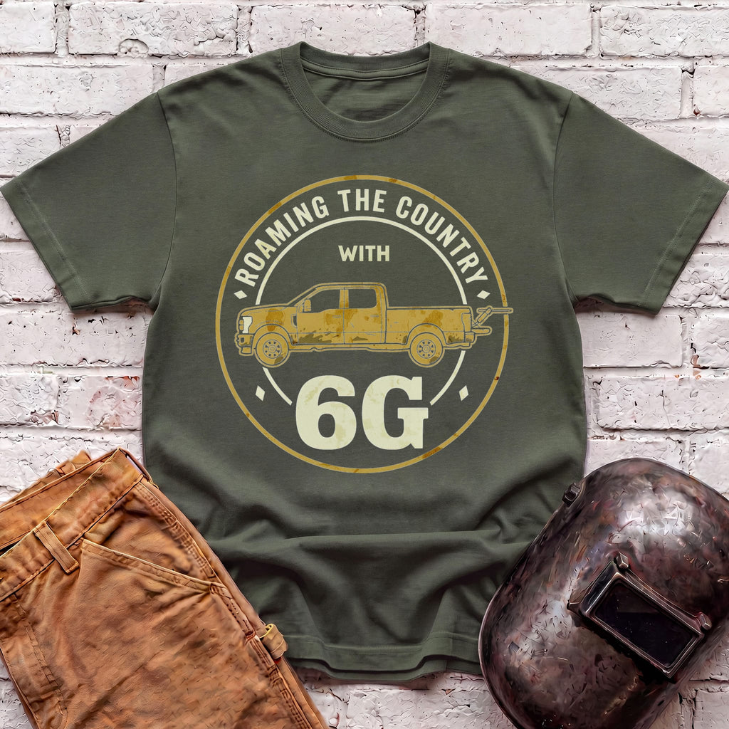 Roaming the country with 6G T-shirt