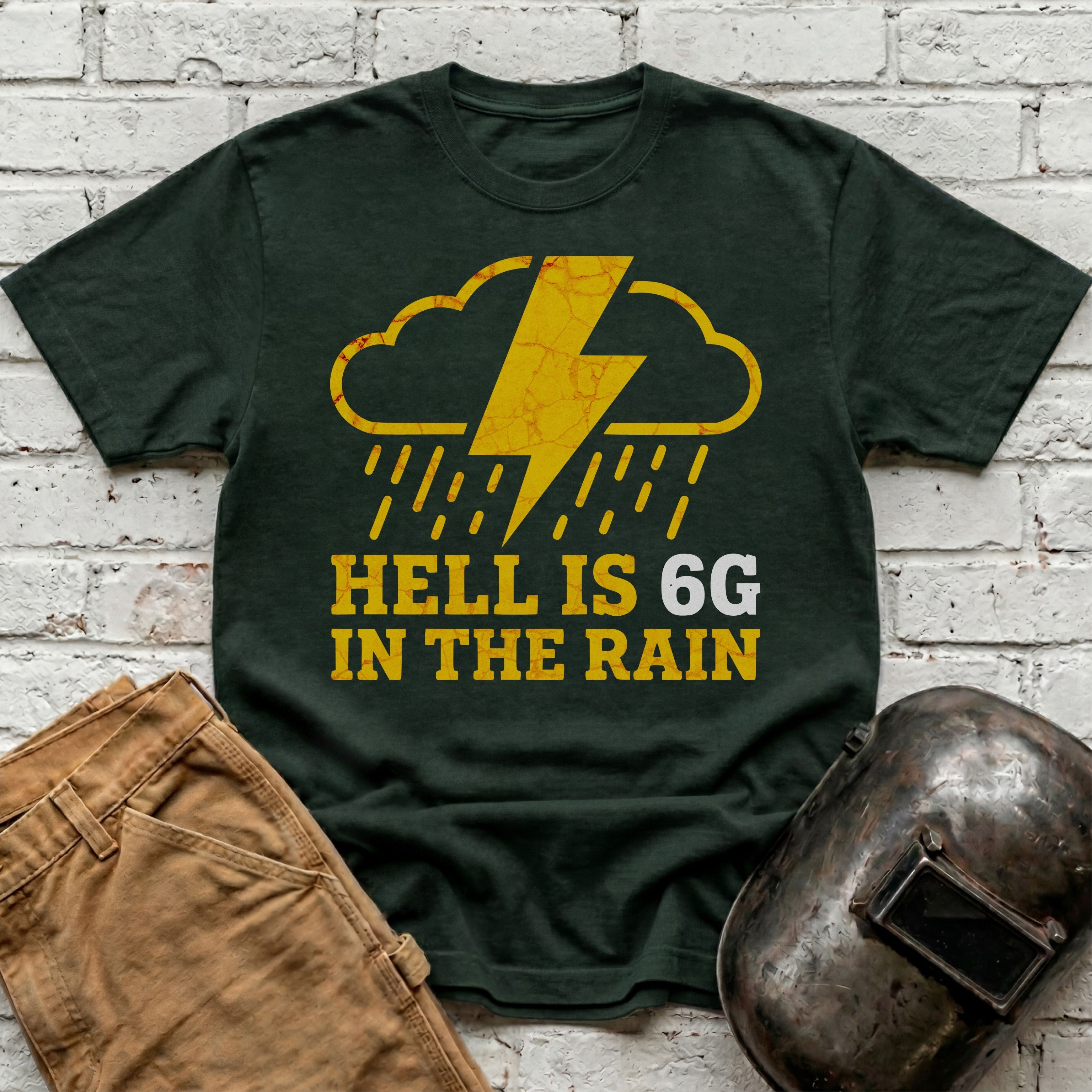 6G Hell in the Rain T-shirt