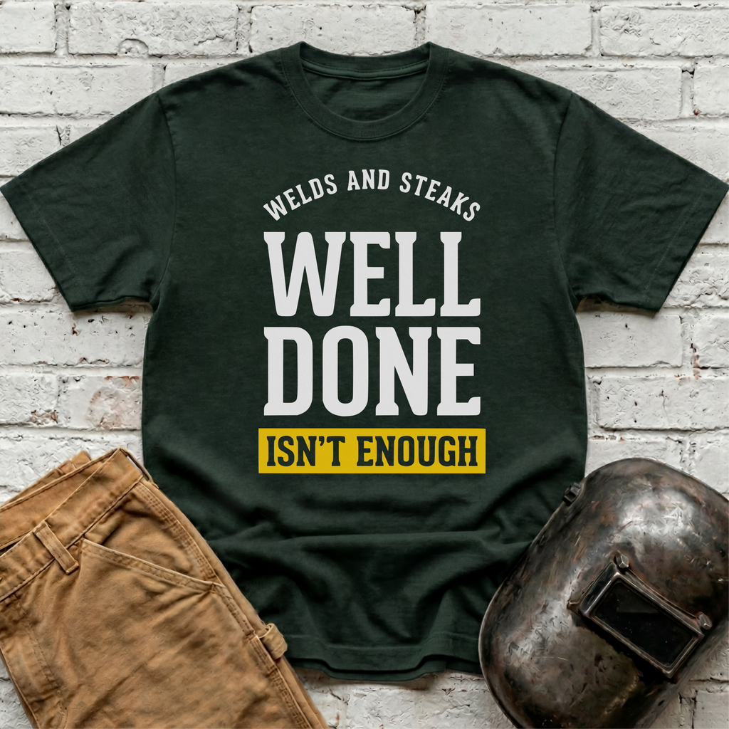 WELL DONE isn't enough T-shirt