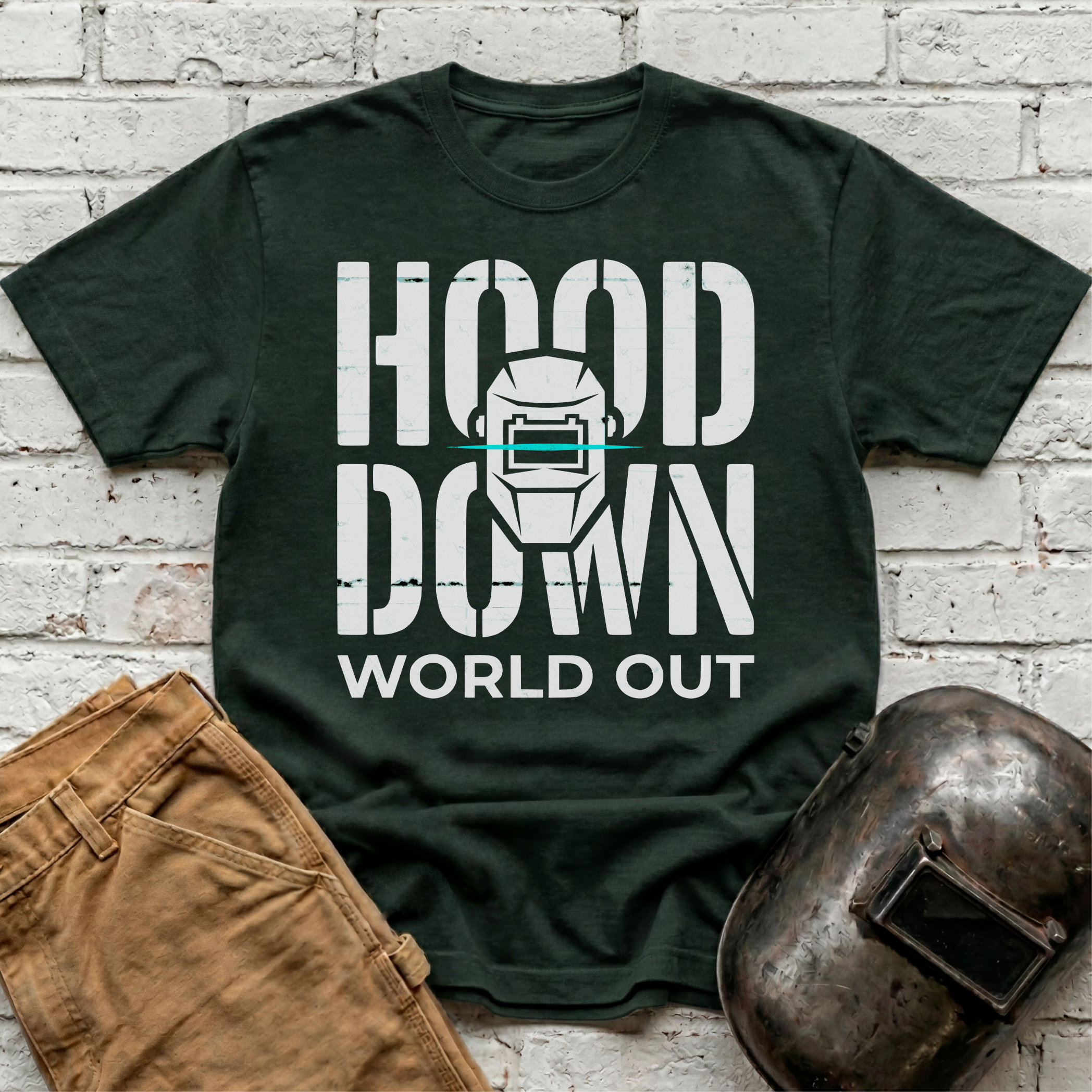 HOOD DOWN World Out T-shirt