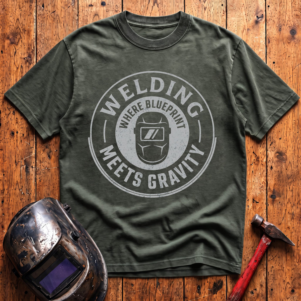 Where Blueprint Meets Gravity T-shirt