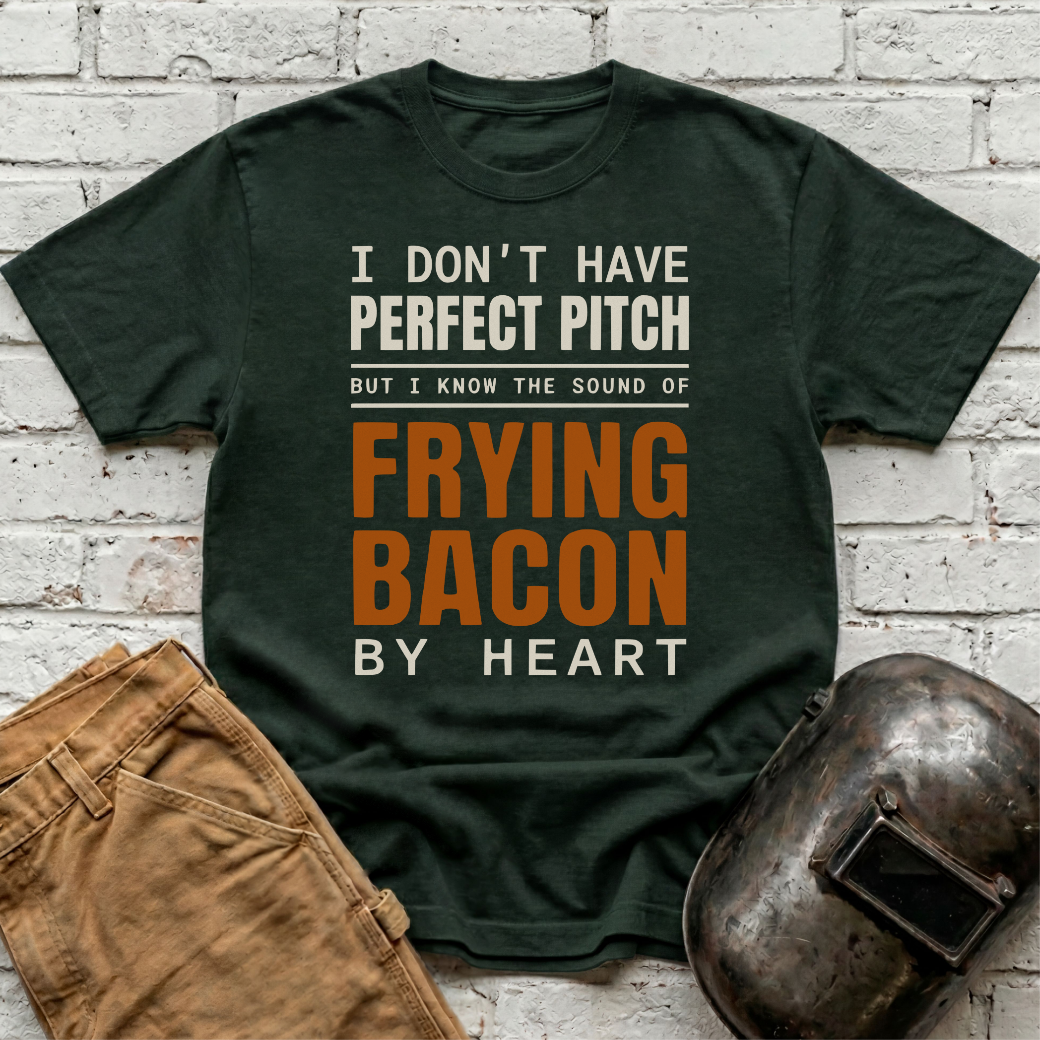 A Perfect Pitch FRYING BACON T-shirt