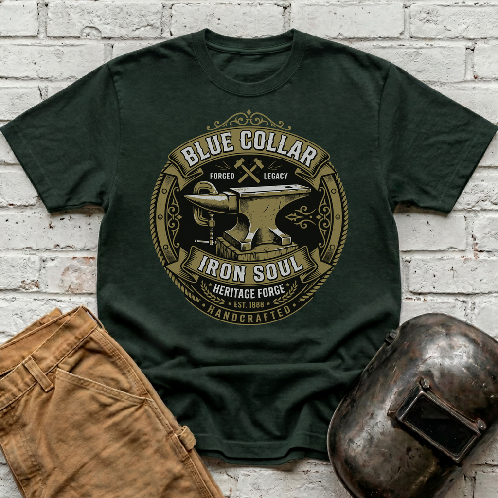 Blue Collar, Iron Soul T-shirt