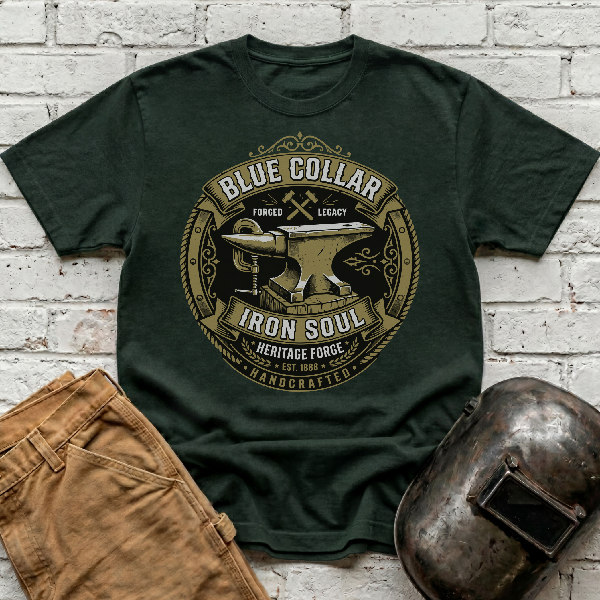 Blue Collar, Iron Soul T-shirt