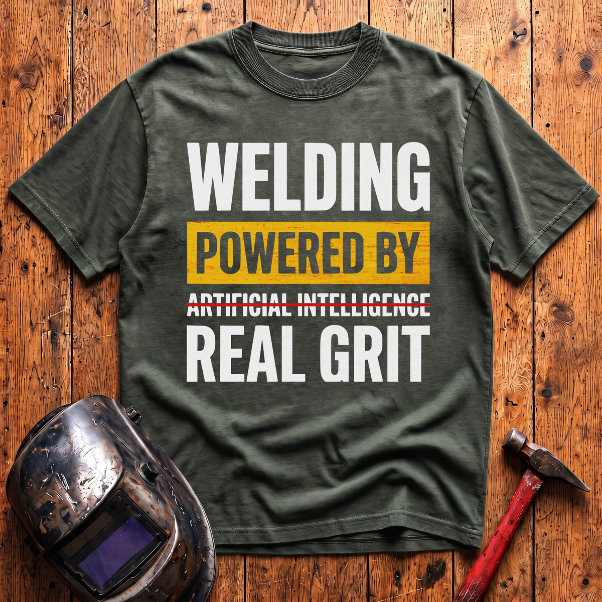 Welding Powered by Real Grit T-shirt