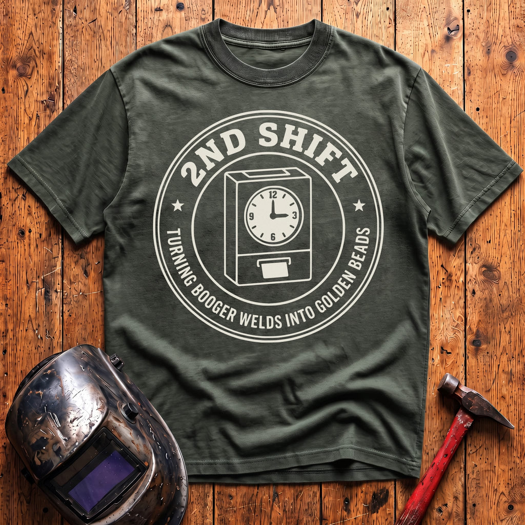 2nd shift clock T-shirt