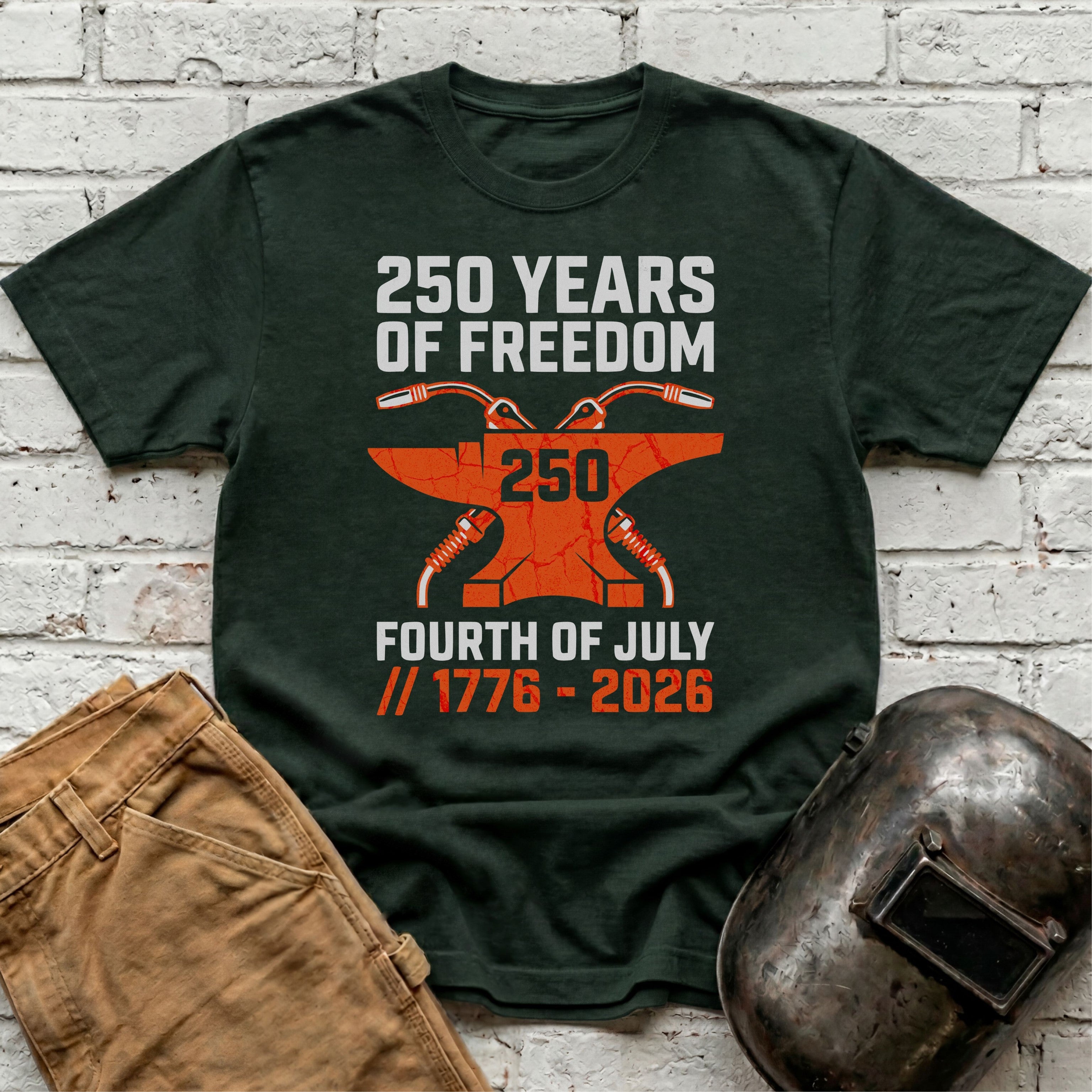 250 Years of Freedom Anvil T-shirt
