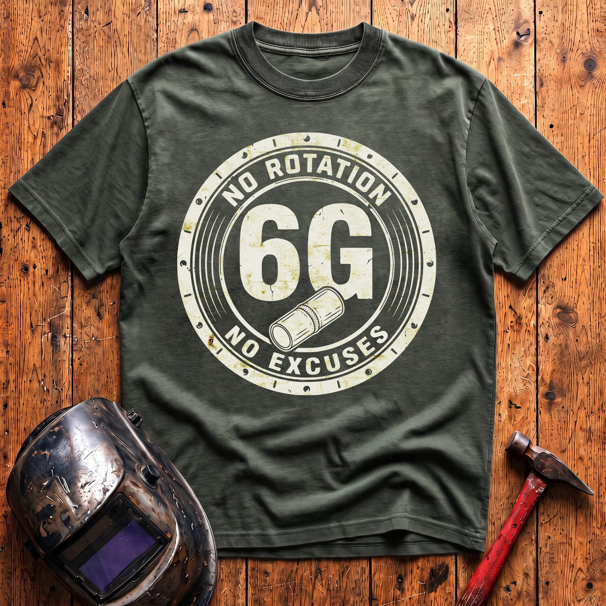 6G NO Rotation NO Excuses T-shirt