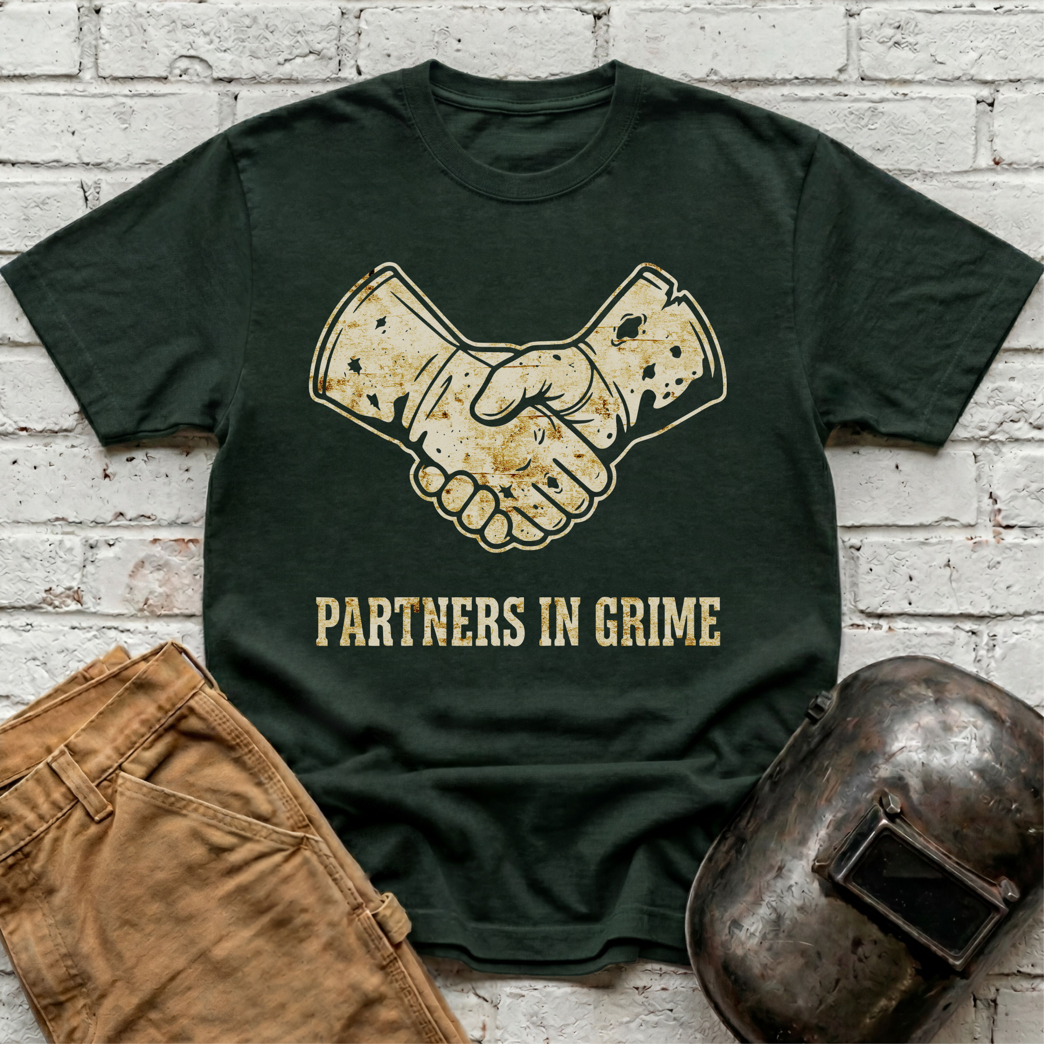 Handshake Partners in Grime T-shirt