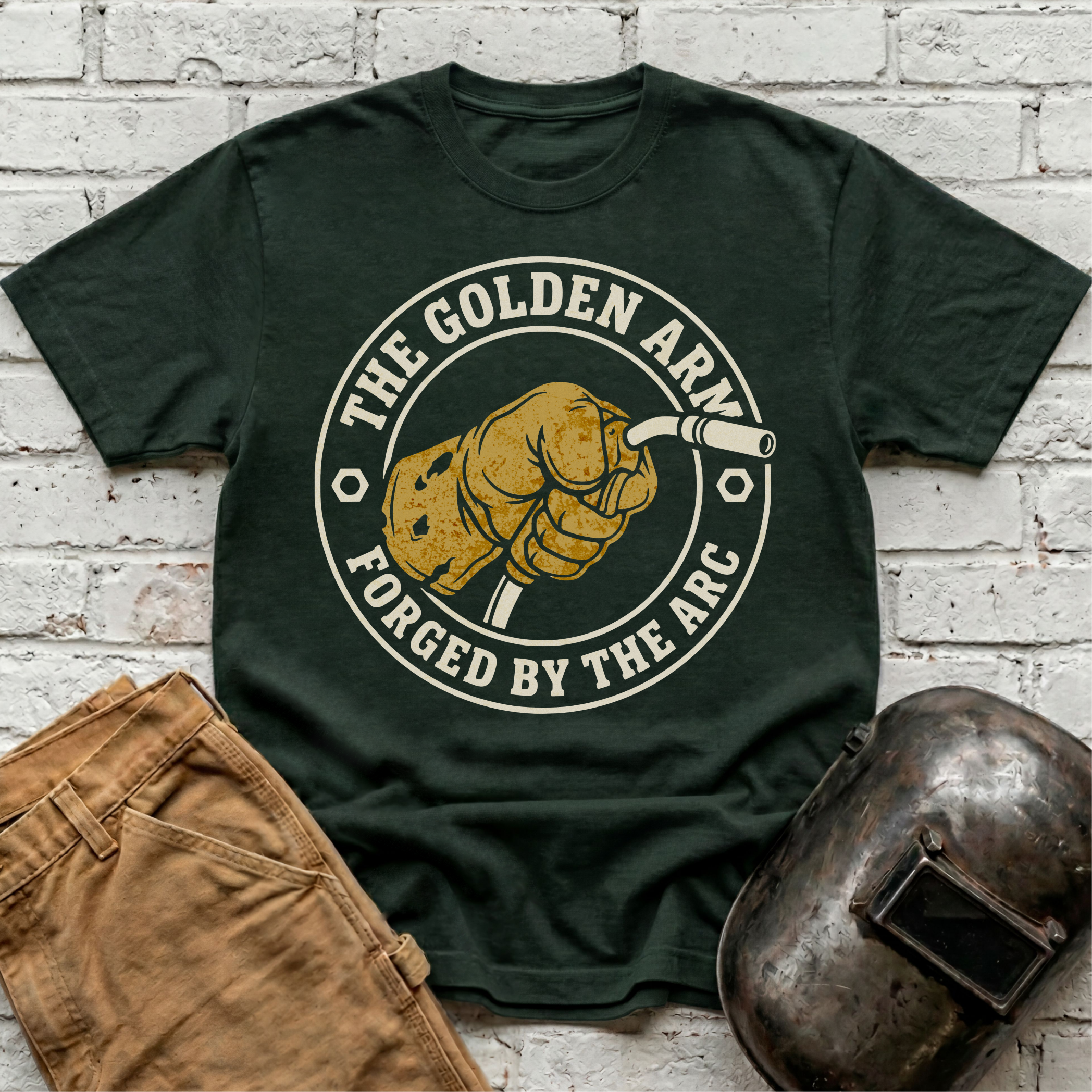 GOLDEN ARM badge MIG T-shirt