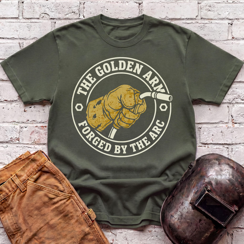 GOLDEN ARM badge MIG T-shirt