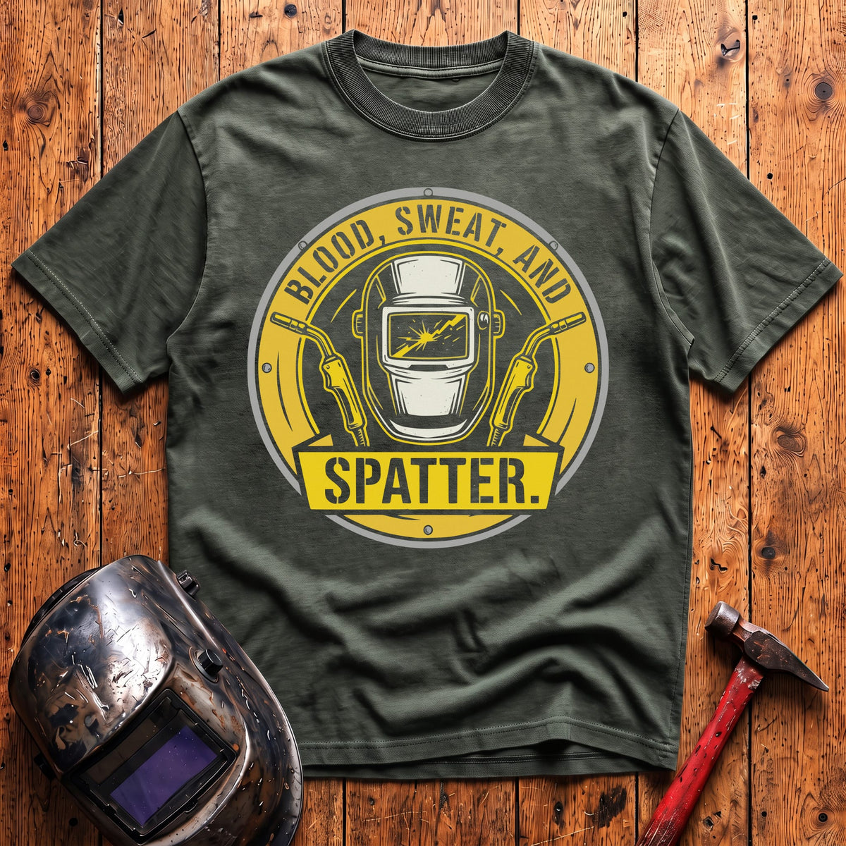 Blood, Sweat, and Spatter T-shirt