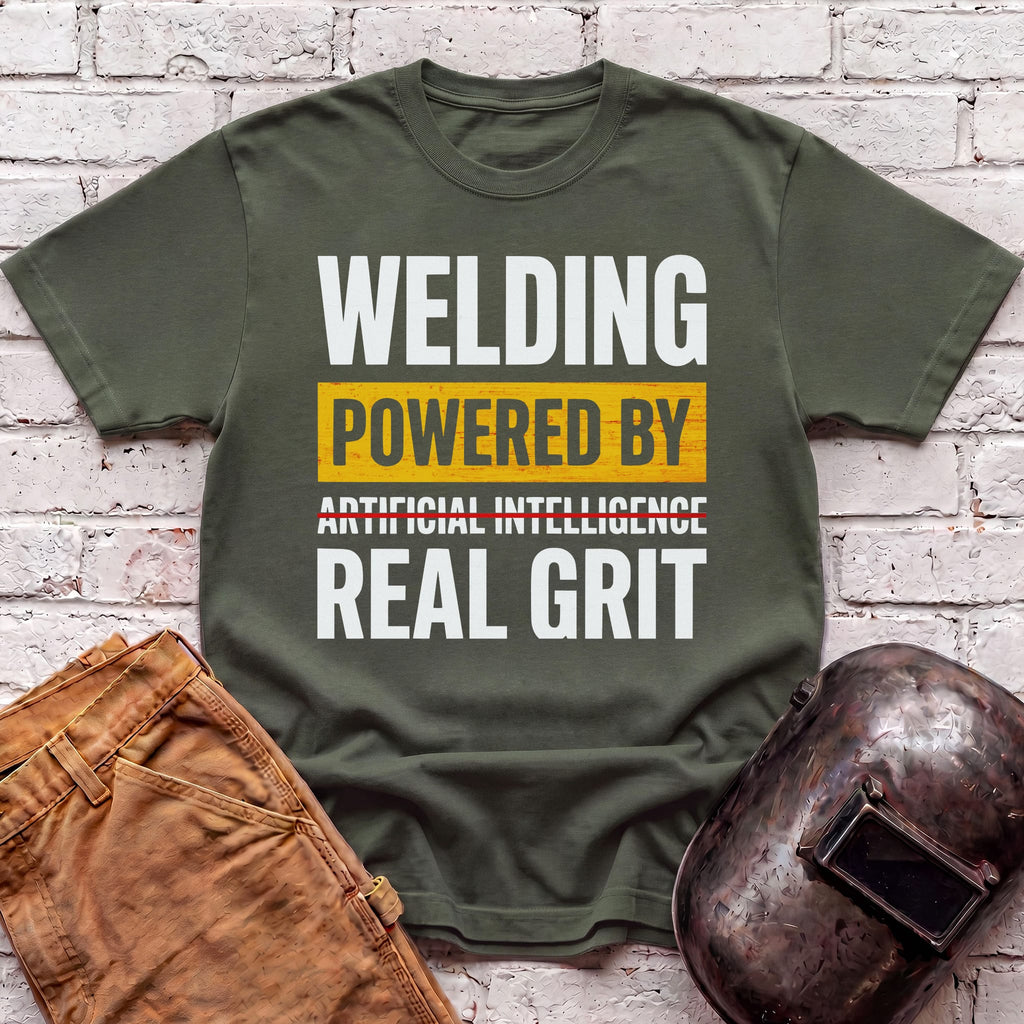 Welding Powered by Real Grit T-shirt