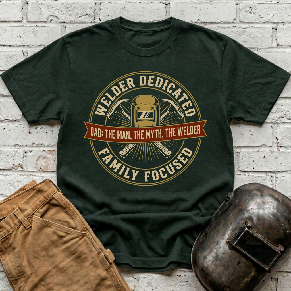 Welder Dedicated, Family Focused T-shirt