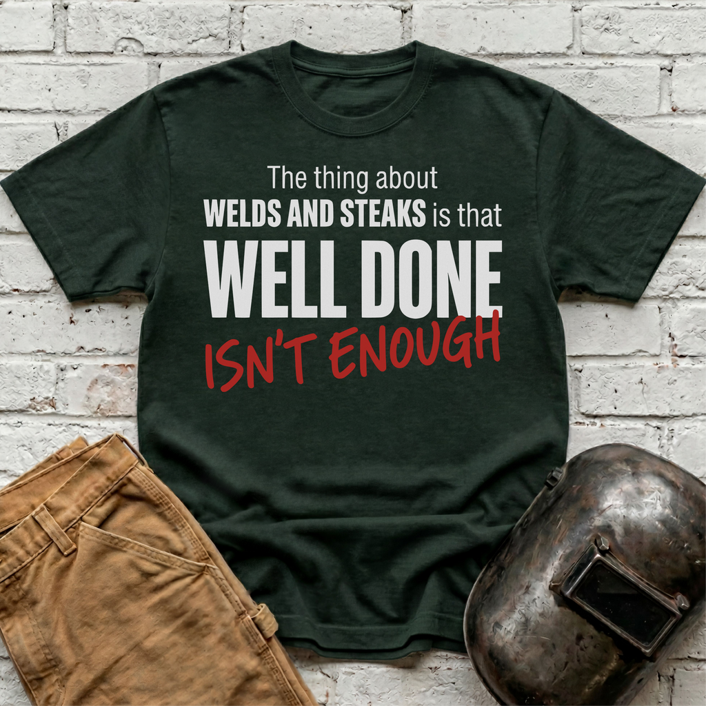 Well Done Isn't Enough T-shirt