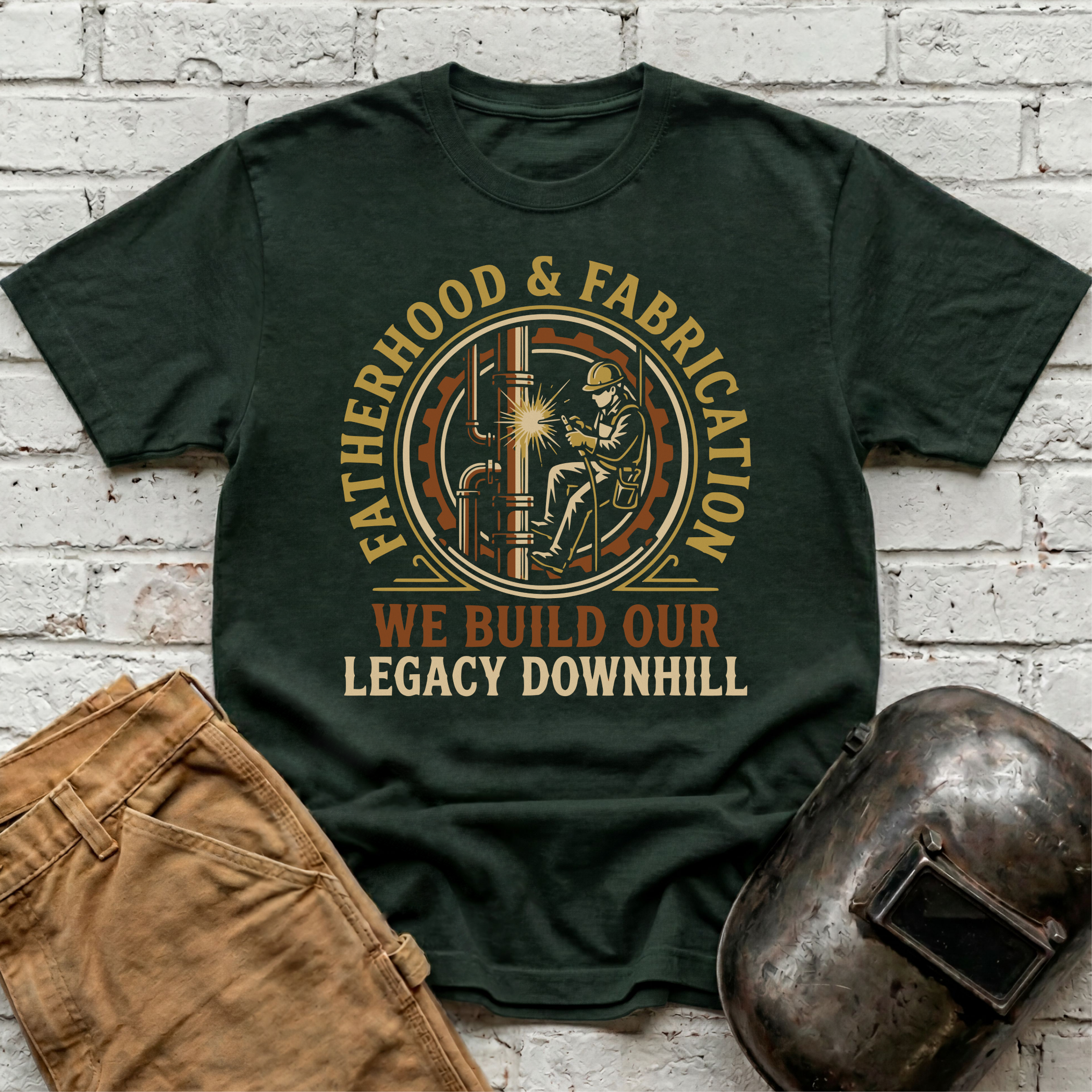 Fatherhood & Fabrication T-shirt