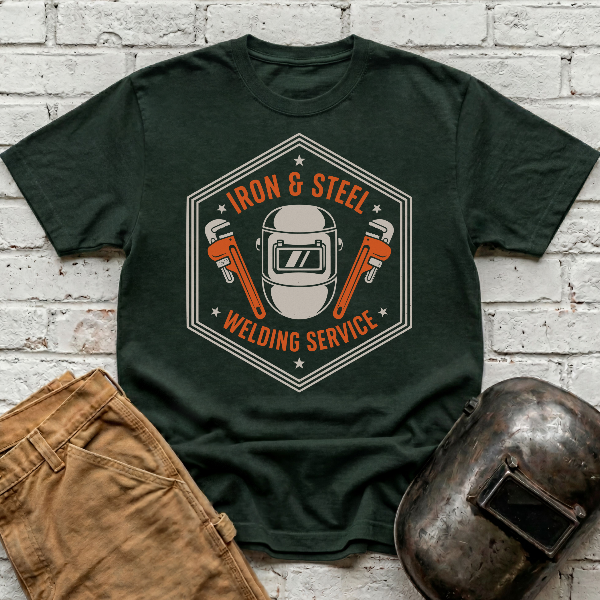 Iron&Steel Welding Service T-shirt