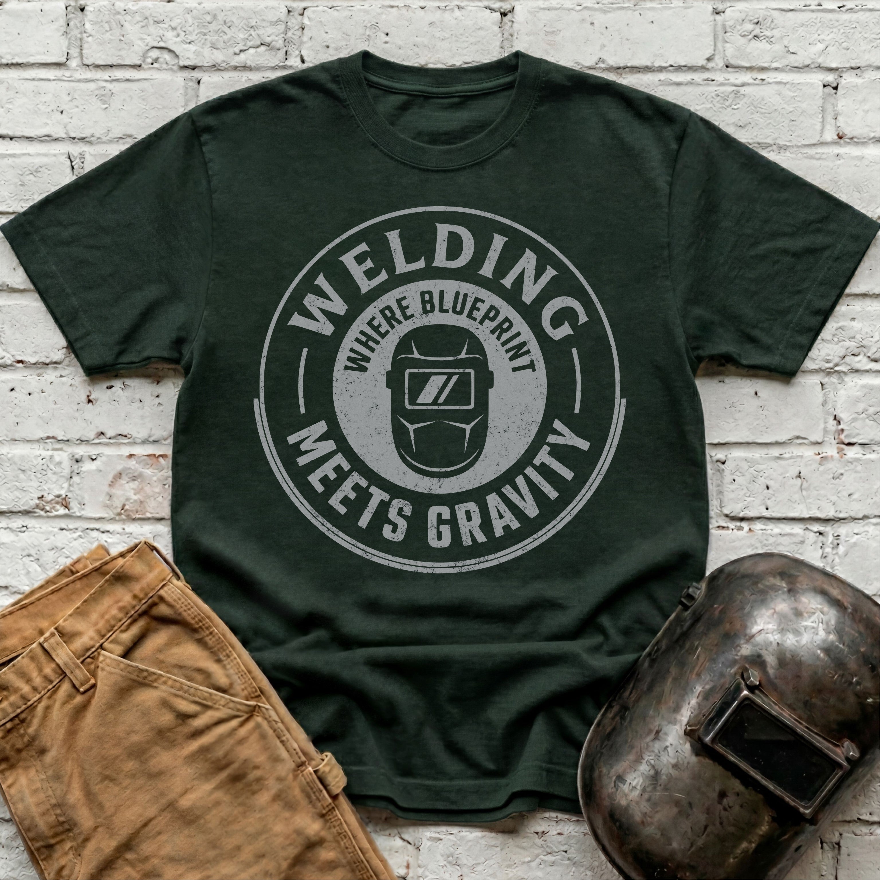 Where Blueprint Meets Gravity T-shirt