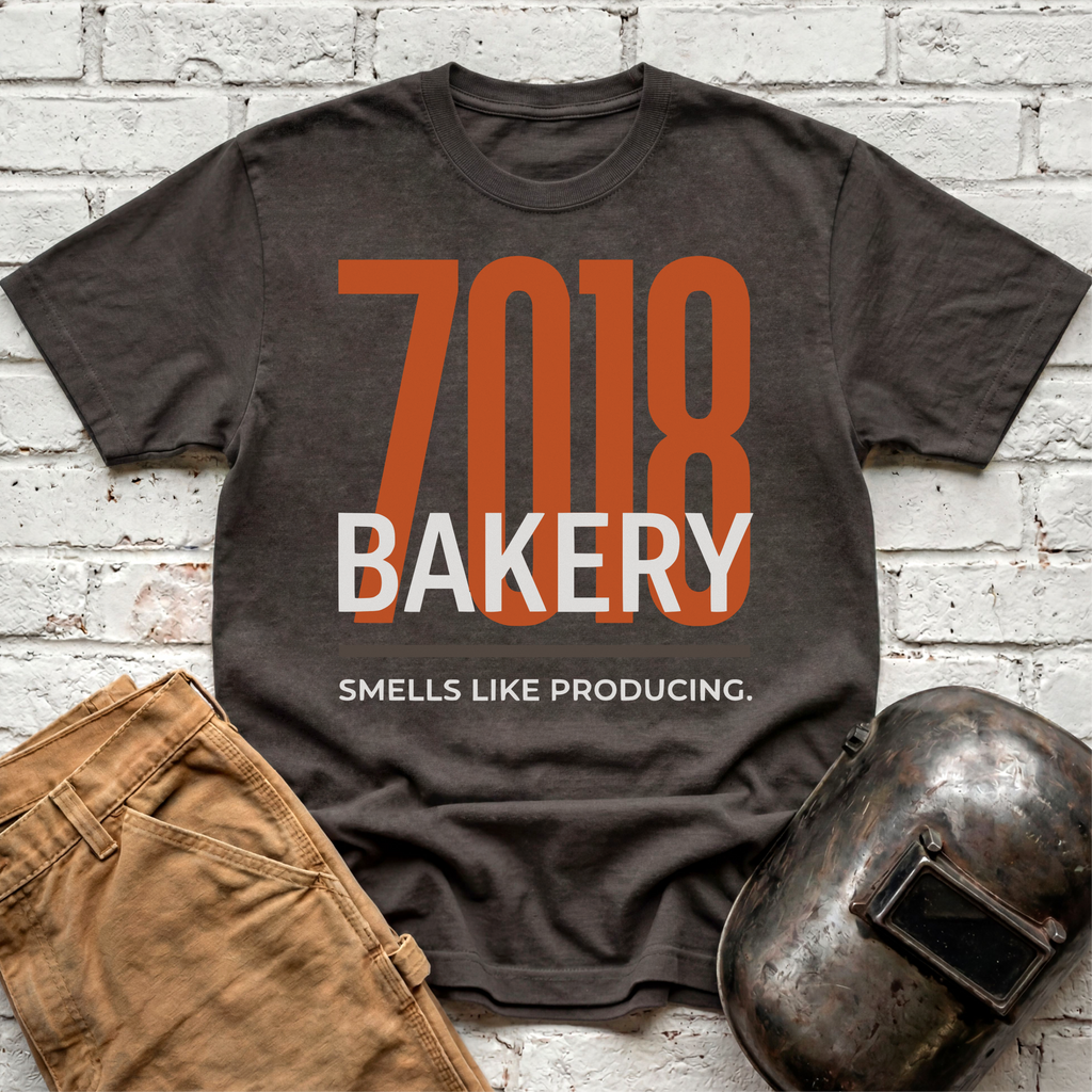 7018 BAKERY: Smells Like Producing T-shirt