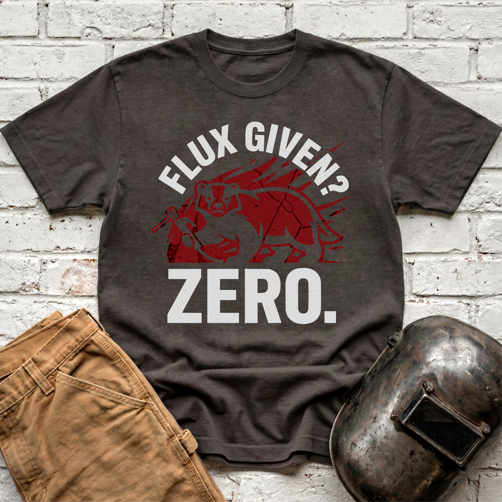 FLUX GIVEN? ZERO Badger T-shirt