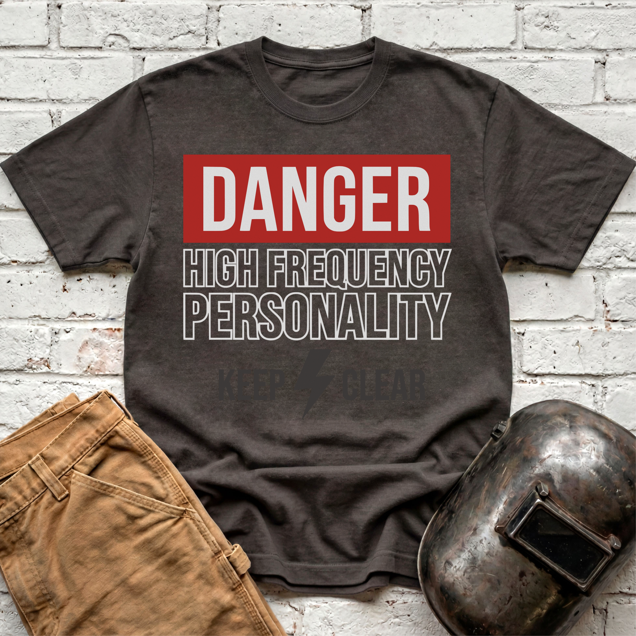 HIGH FREQUENCY PERSONALITY Danger T-shirt