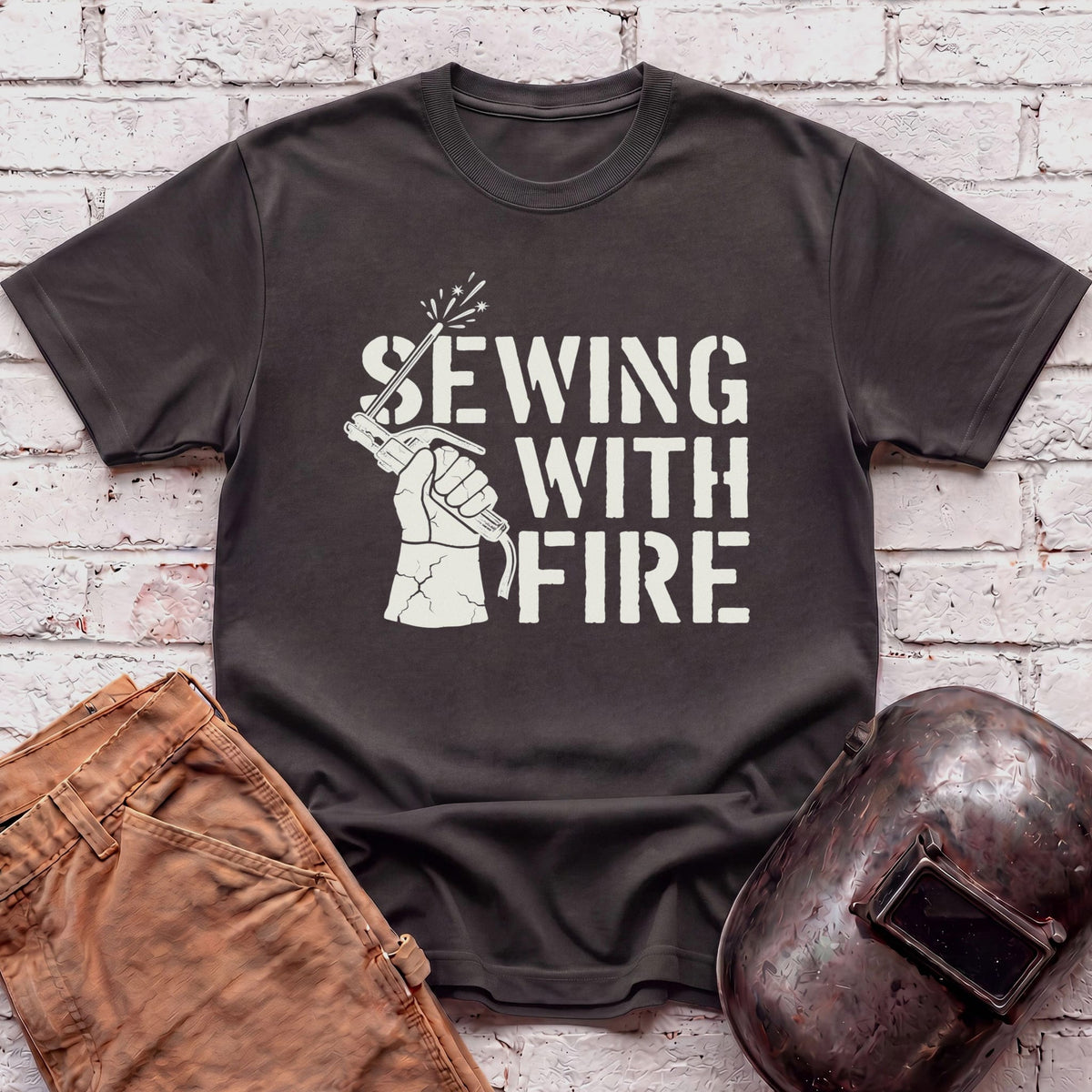 Sewing with Fire T-shirt