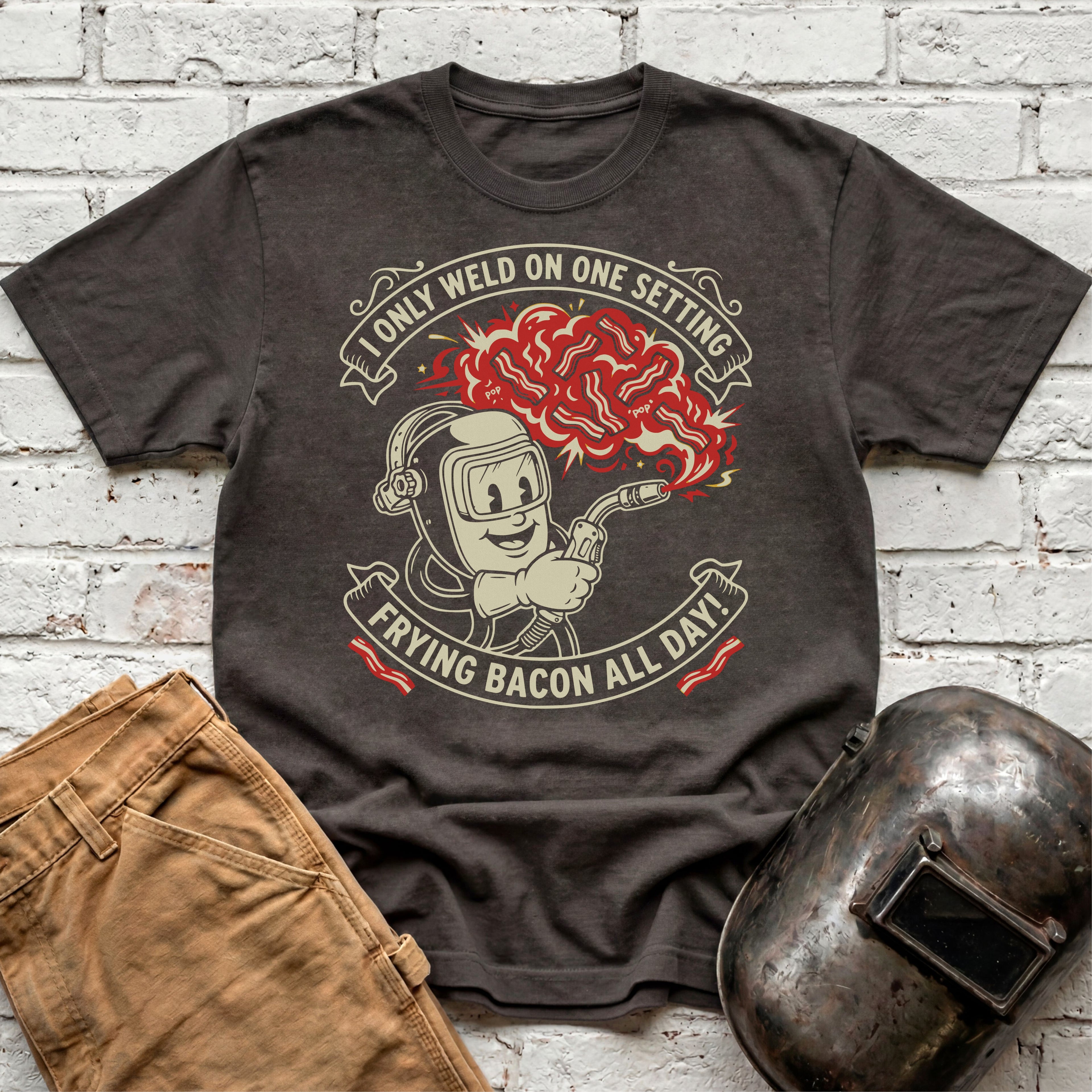 FRYING BACON ALL DAY T-shirt