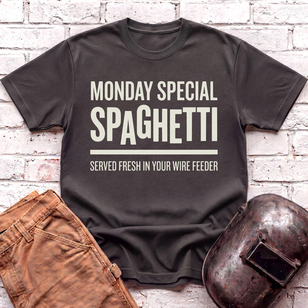 Monday special SPAGHETTI in your WIRE FEED T-shirt