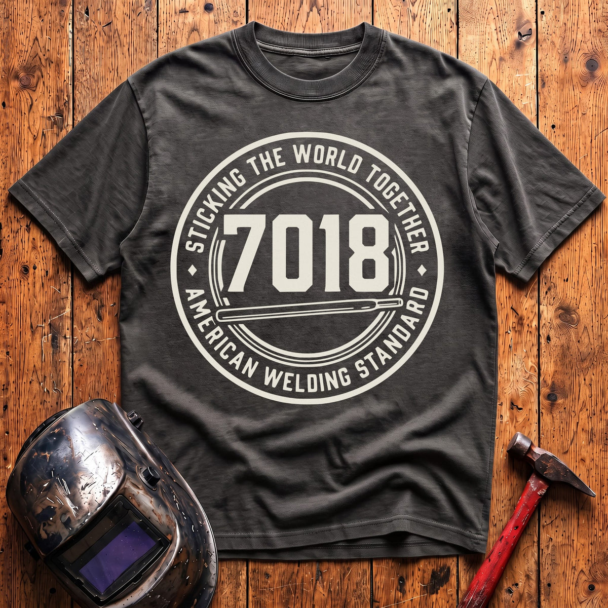 7018 Sticking The World Together T-shirt