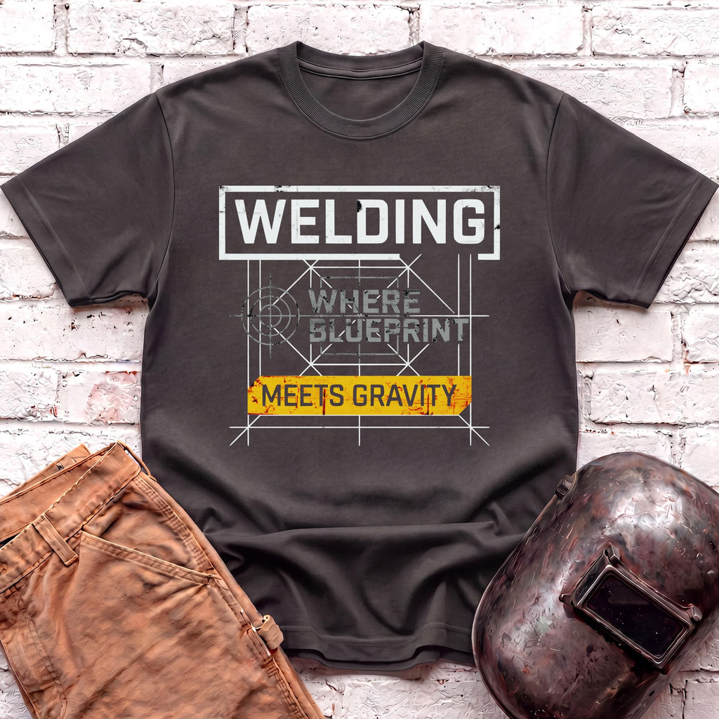 Where Blueprint Meets Gravity T-shirt