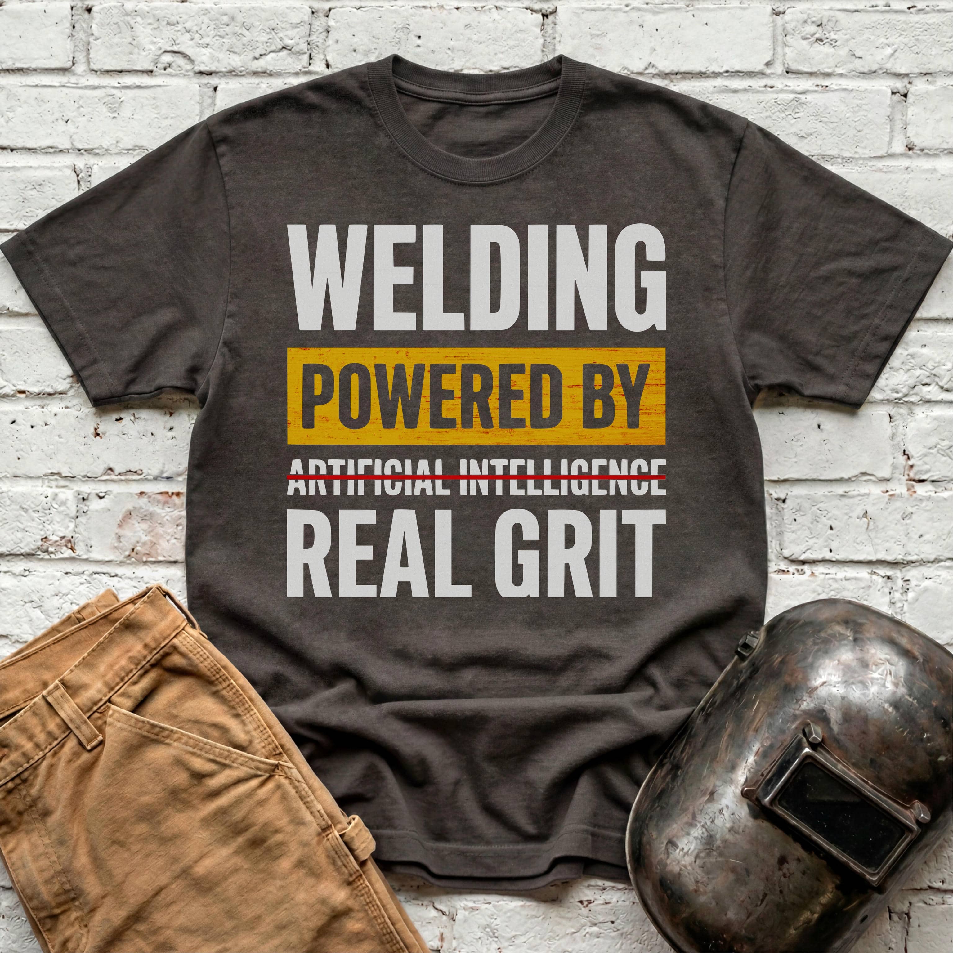 Welding Powered by Real Grit T-shirt