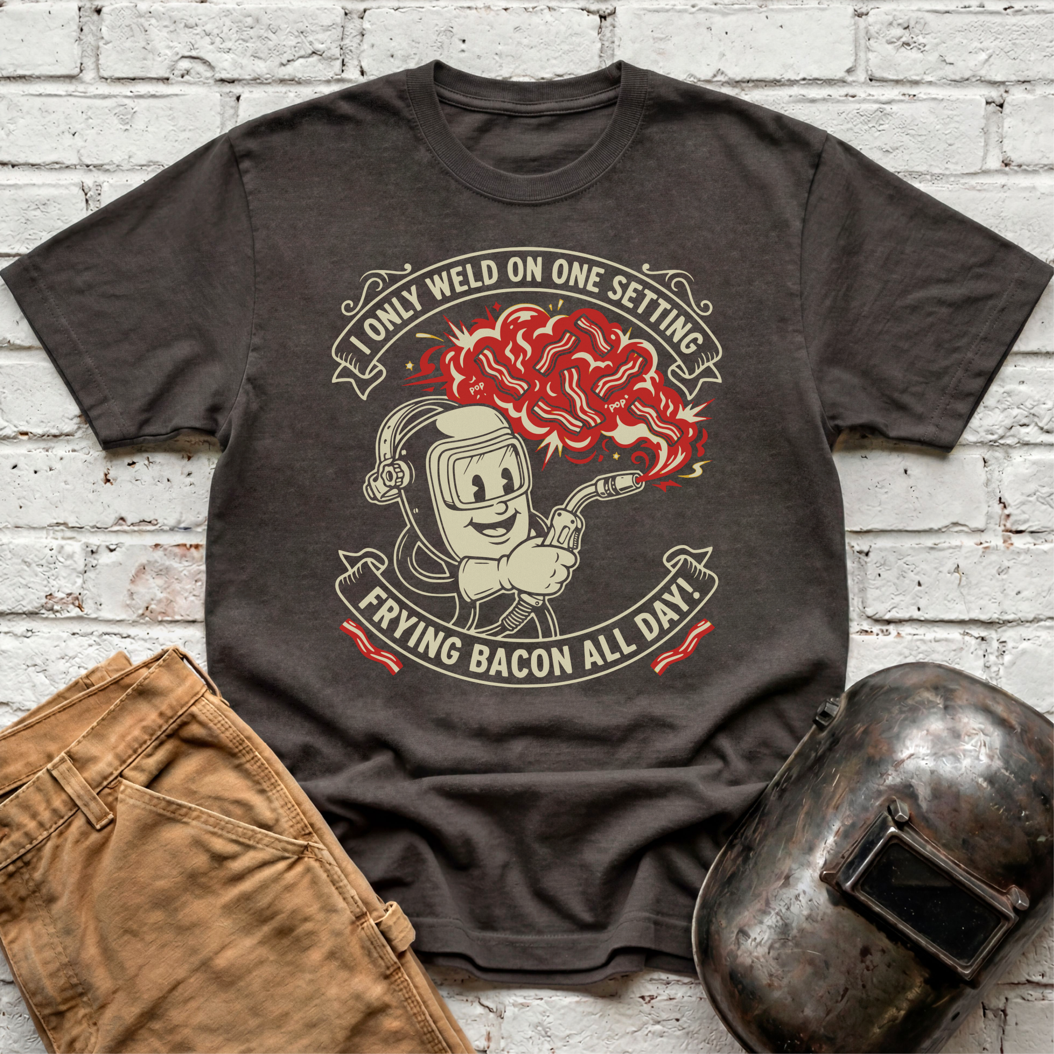 FRYING BACON ALL DAY T-shirt