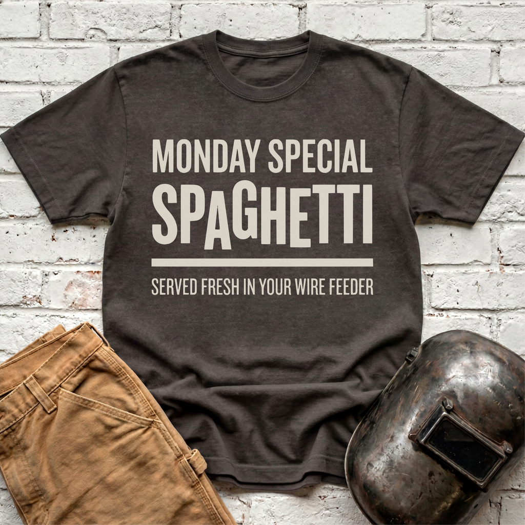 Monday special SPAGHETTI in your WIRE FEED T-shirt
