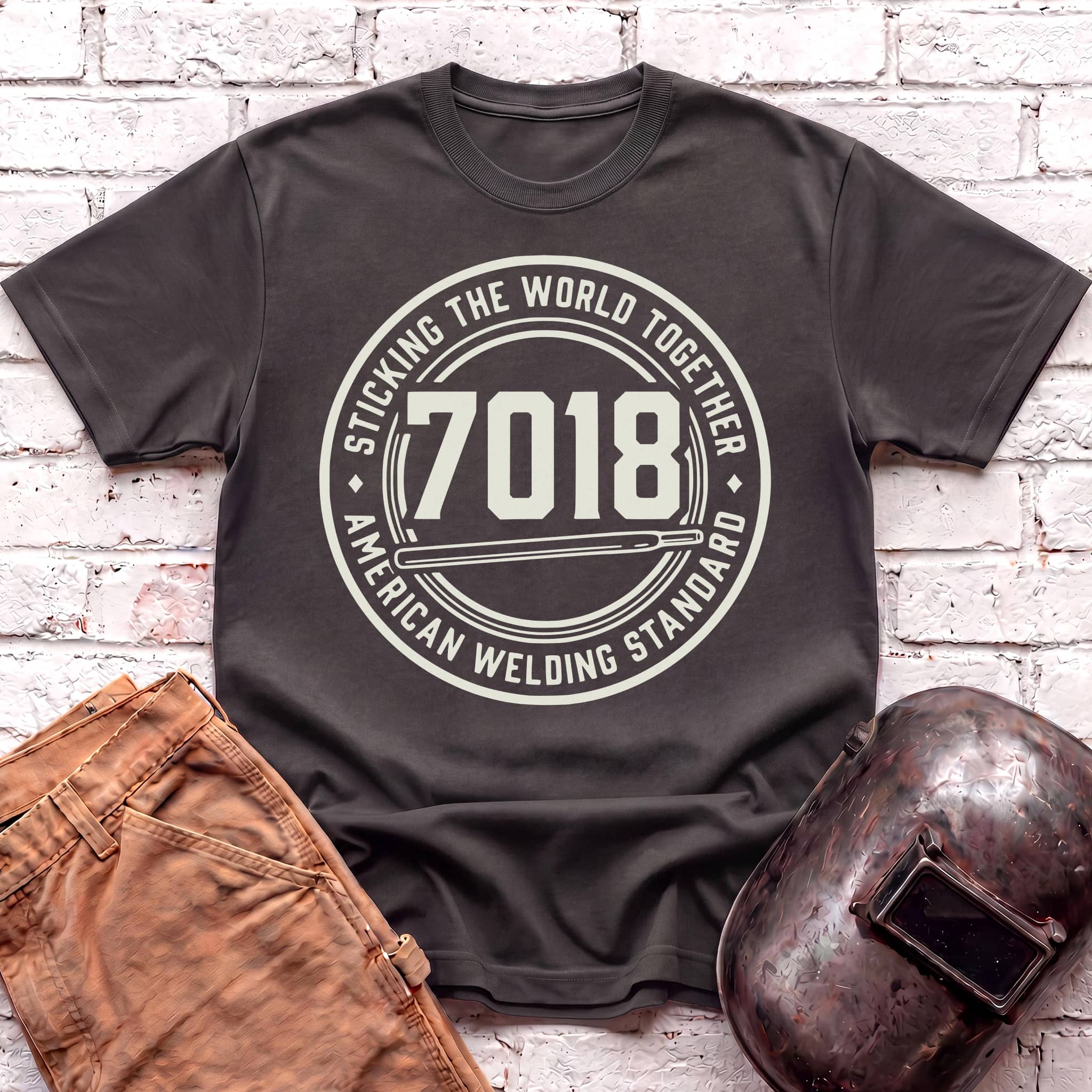 7018 Sticking The World Together T-shirt