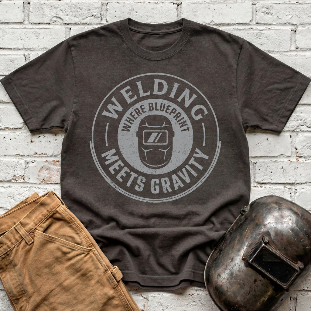 Where Blueprint Meets Gravity T-shirt