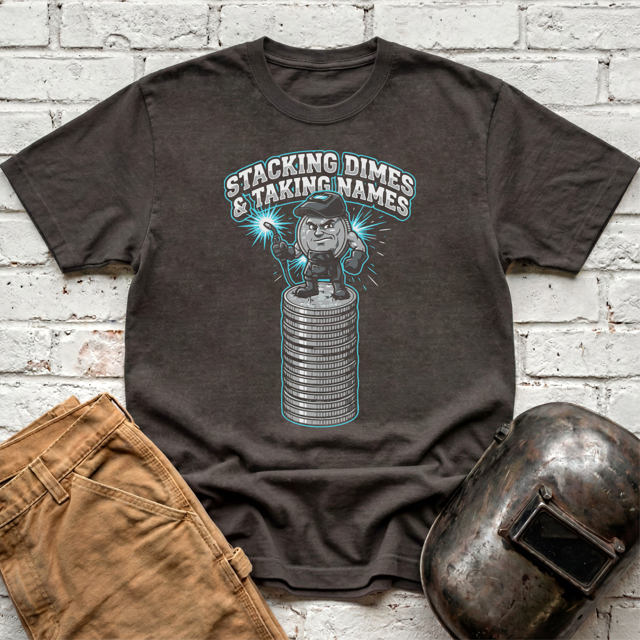 STACKING DIMES & Taking Names T-shirt