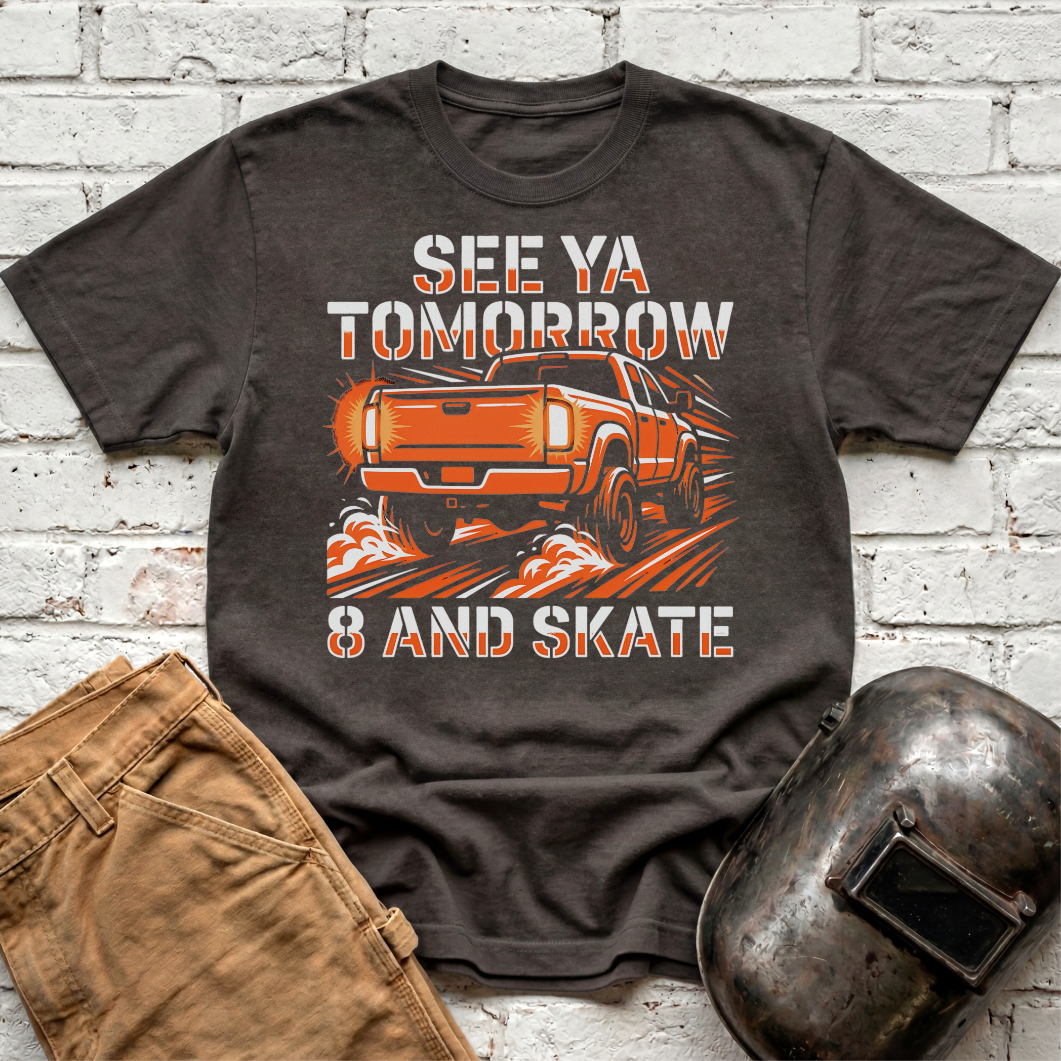 8 and SKATE T-shirt