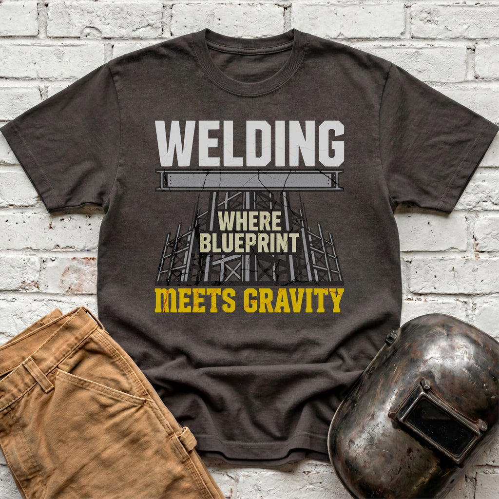 Where Blueprint Meets Gravity T-shirt