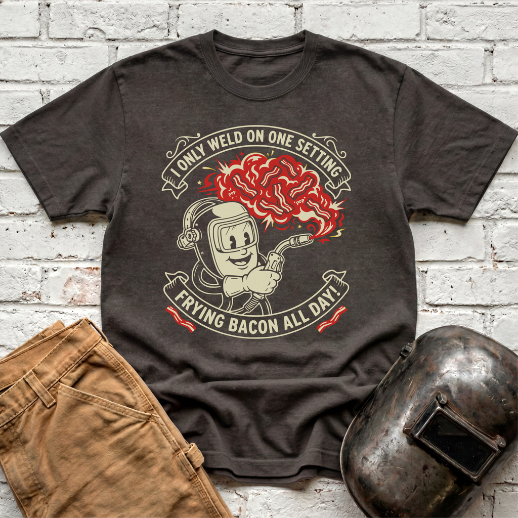 FRYING BACON All day T-shirt