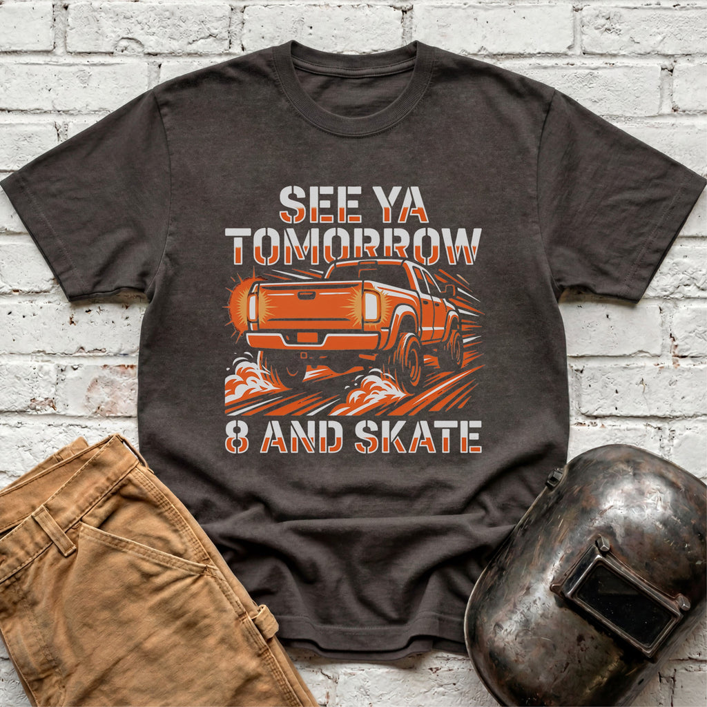 8 and SKATE T-shirt