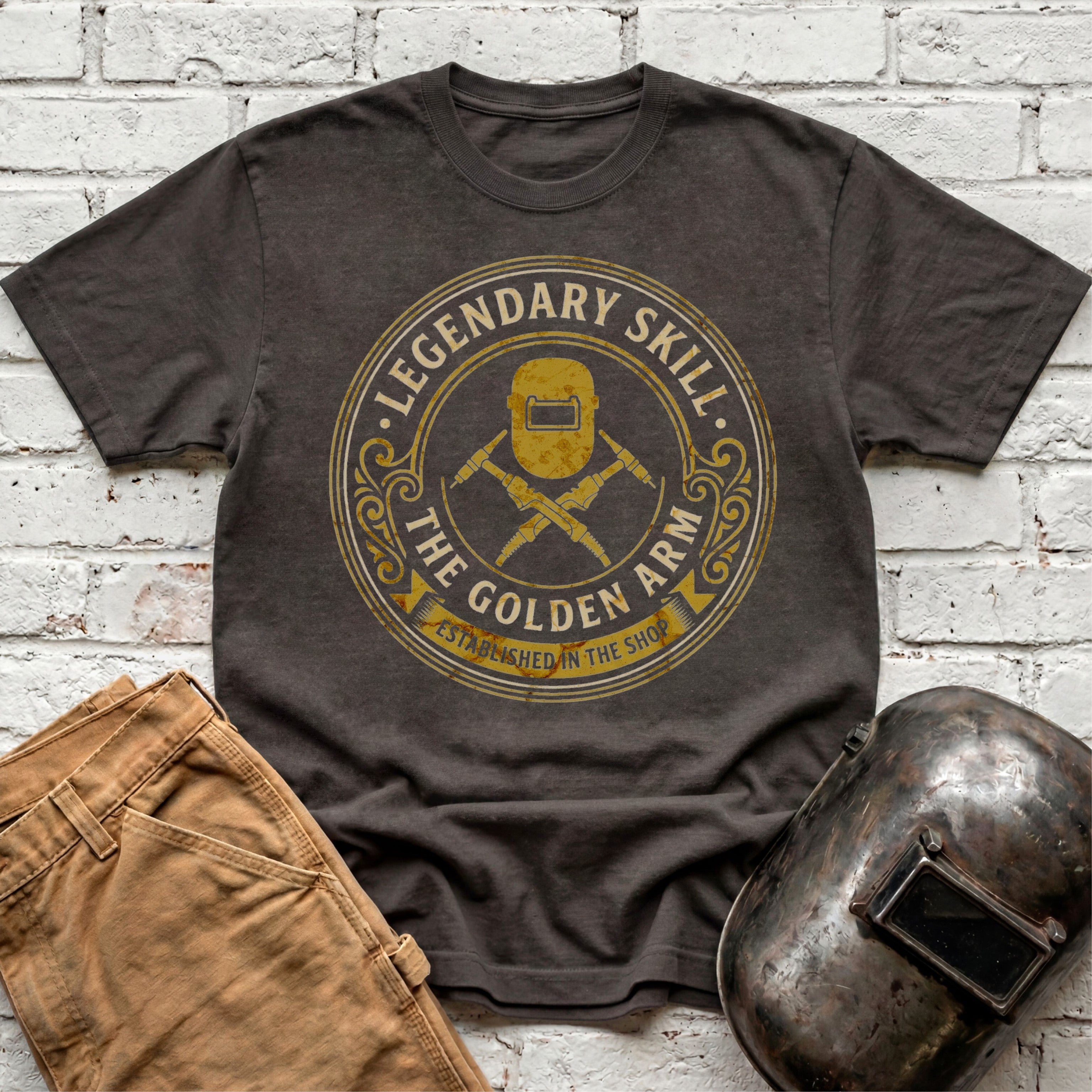 Golden Arm TIG badge T-shirt