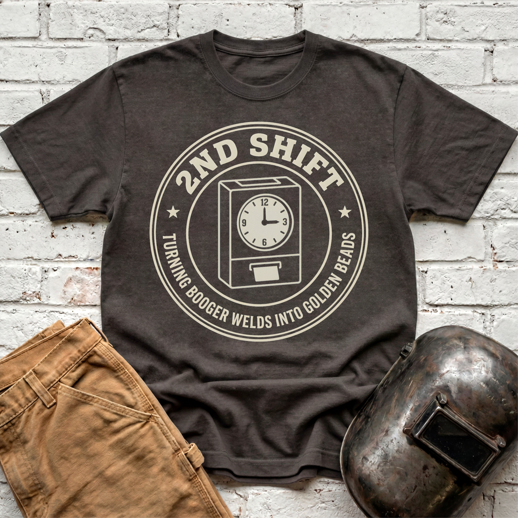 2nd shift clock T-shirt