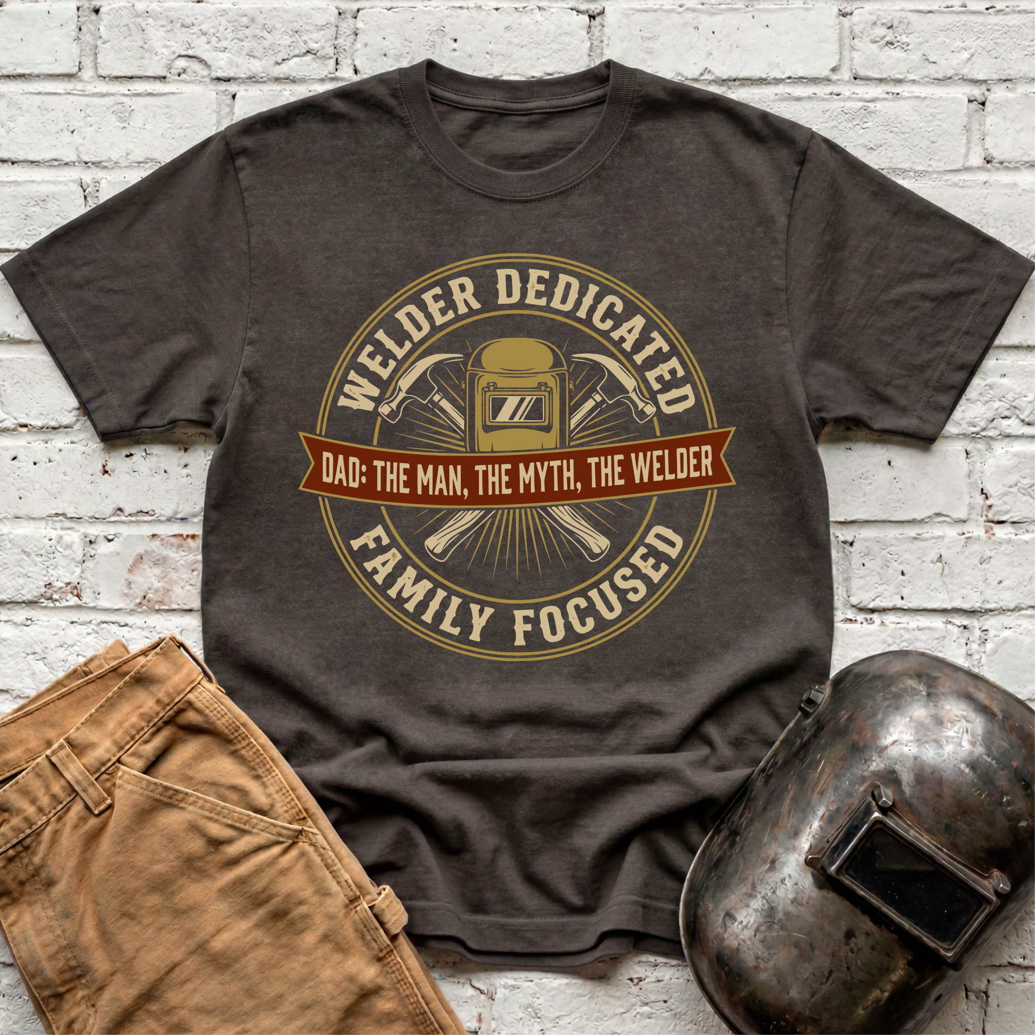 Welder Dedicated, Family Focused T-shirt