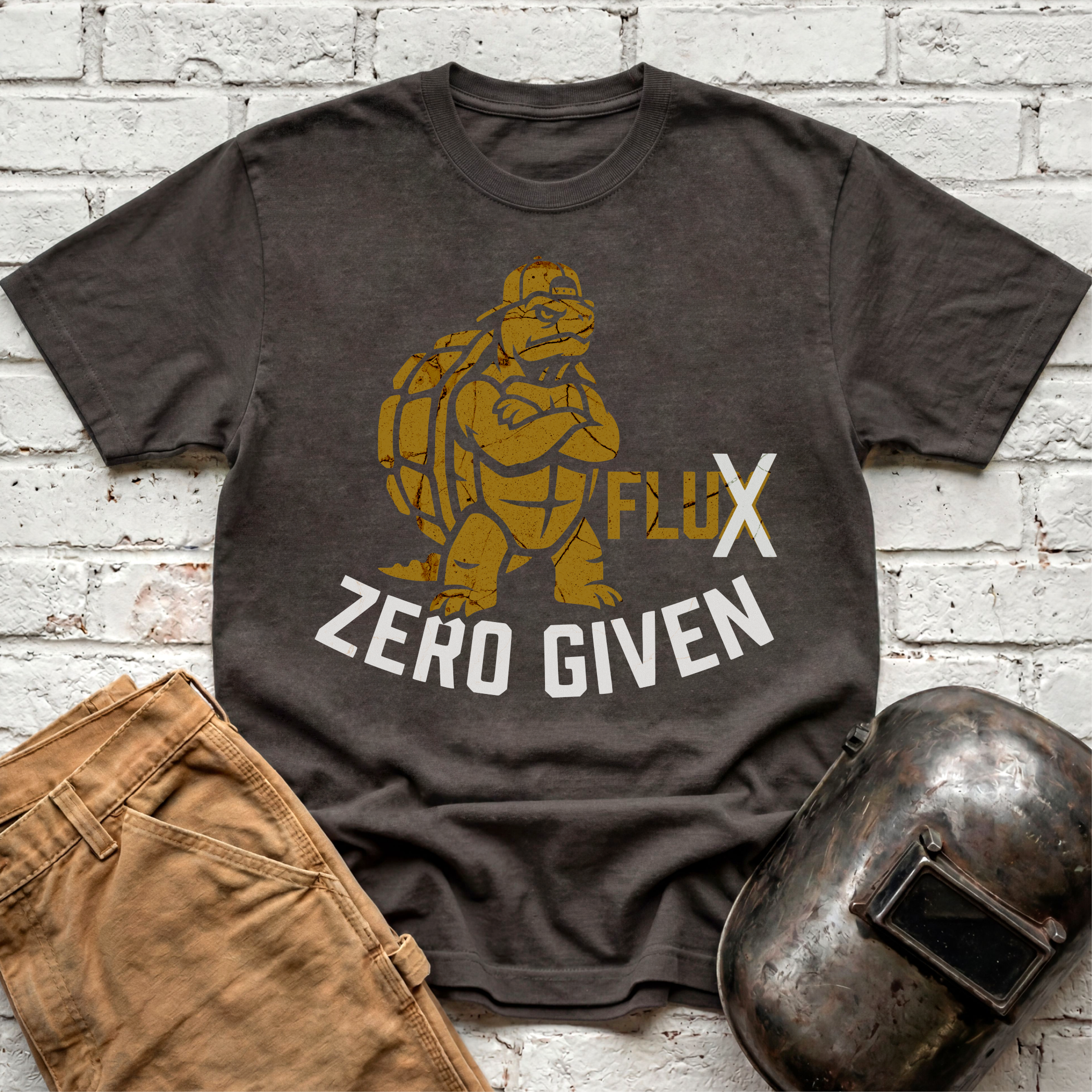 FLUX. ZERO GIVEN. Turtle T-shirt