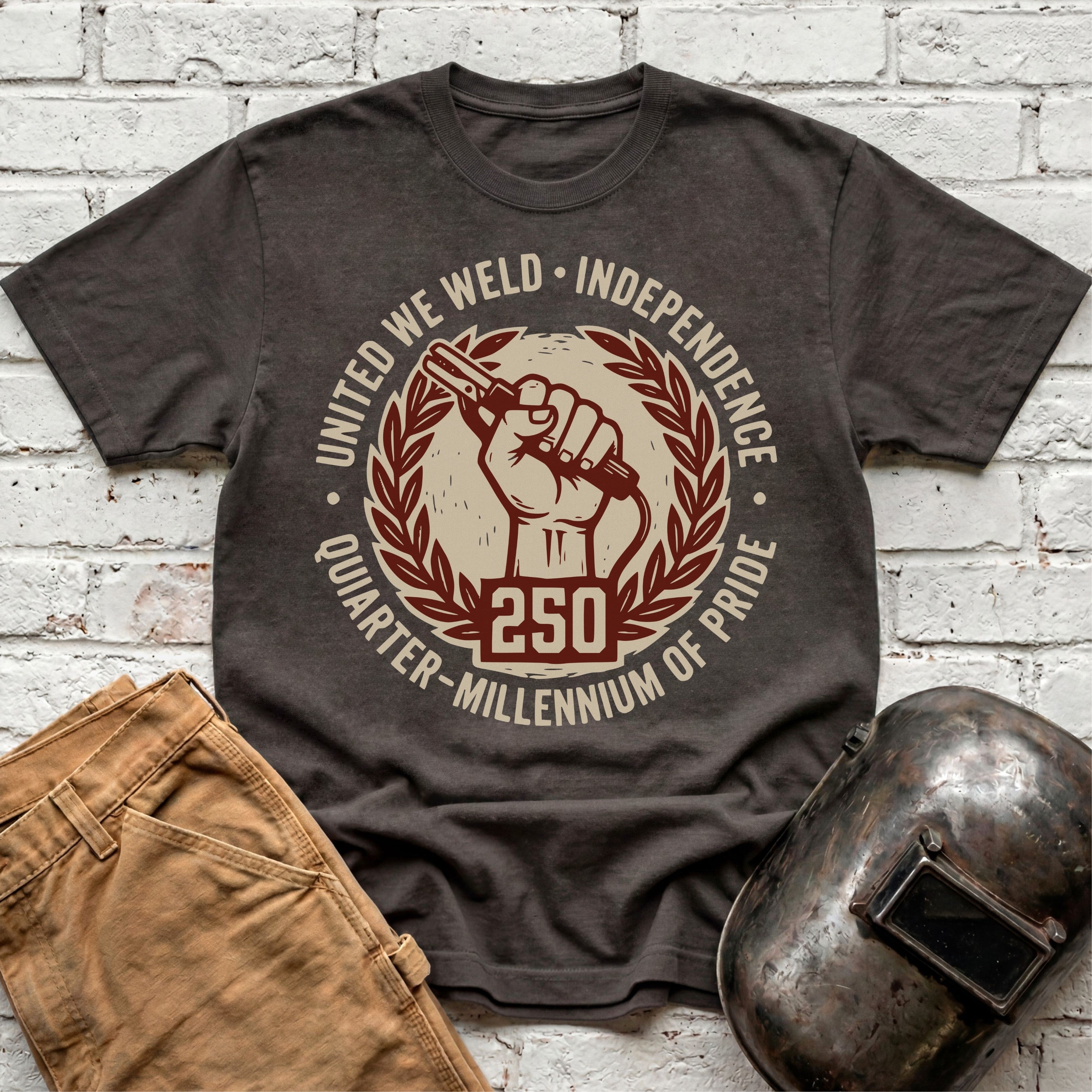 United We Weld - Quarter-Millenium of Pride T-shirt