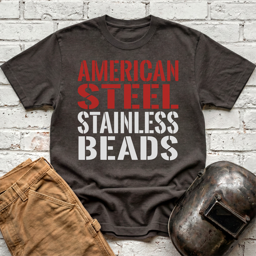 American Steel Stainless Beads T-shirt