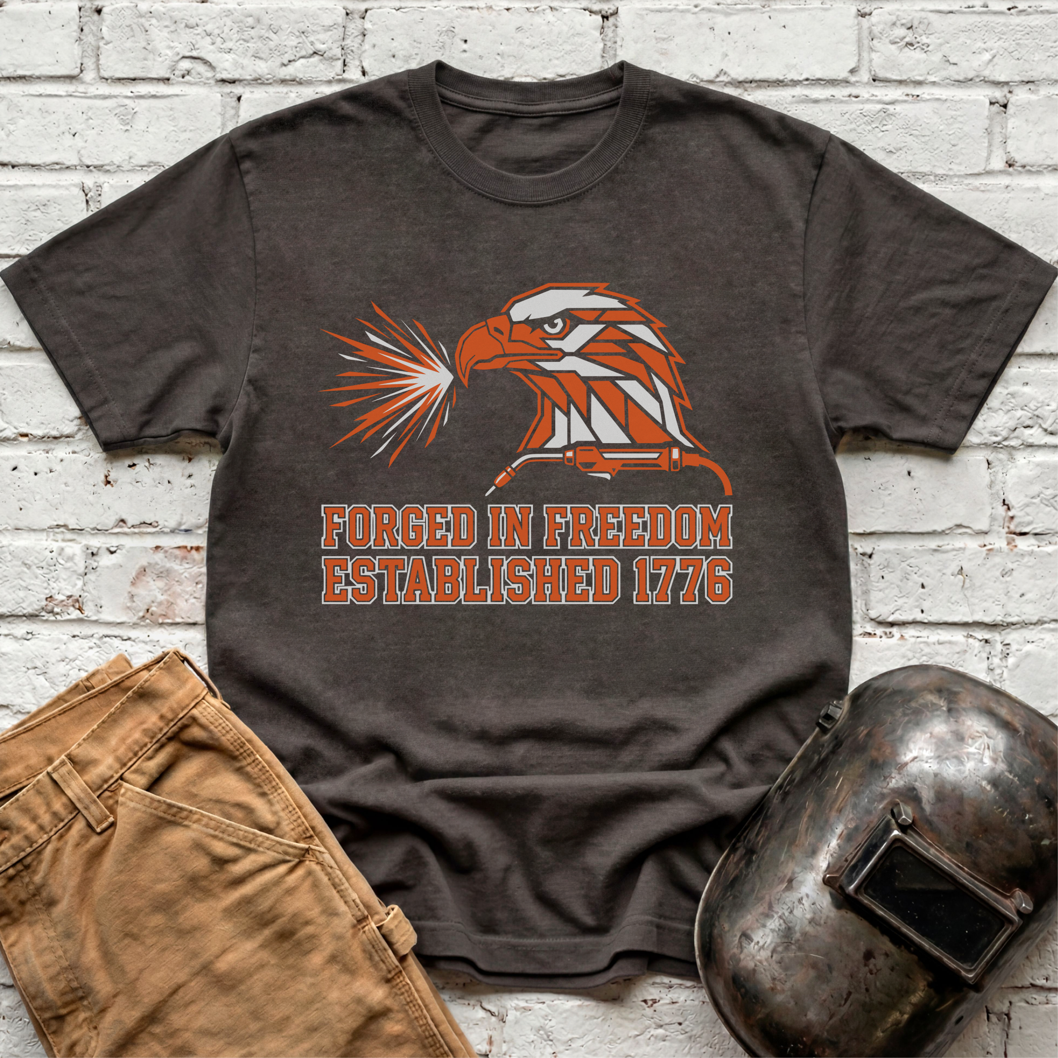 Forged in Freedom, Est. 1776 T-shirt
